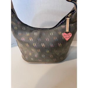 Dooney & Bourke Rainbow Logo Y2K Handbag canvas